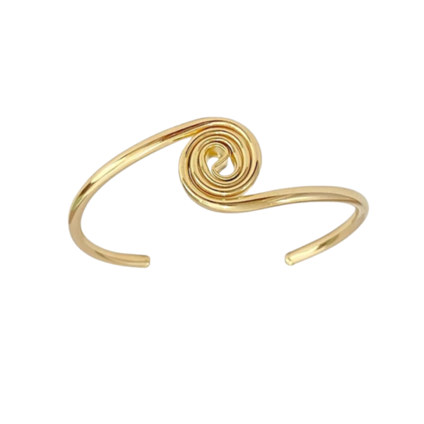 Bracelete Aspiral - Ouro 18k